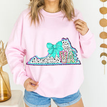 Load image into Gallery viewer, Pink Teal Dalmatian Bow States (All 50 states available) DTF TRANSFER