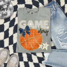 Load image into Gallery viewer, Dalmatian Game Day Basketball With Bow DROPDOWN TRANSFER CAP FEB