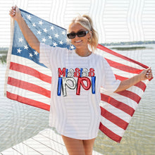 Load image into Gallery viewer, RWB Messy States (all 50 states available) TRANSFER CAP JUNE 26