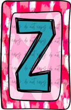Load image into Gallery viewer, Valentines Box Letter Name CUSTOMIZED DTF Transfer