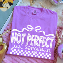 Load image into Gallery viewer, Not Perfect Just Forgiven Checker DROPDOWN TRANSFER DWS MAR 26