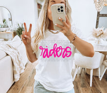 Load image into Gallery viewer, Pink Handlettering Mascot Dropdown TRANSFER CAP FEB 25