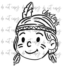 Load image into Gallery viewer, Doodle Single Color Mascots Dropdown TRANSFER