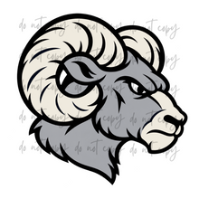 Load image into Gallery viewer, Front Or Side Logo Sports Custom Name Mascot DROPDOWN DTF TRANSFER