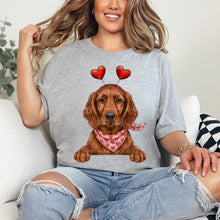 Load image into Gallery viewer, Valentines Dogs Dropdown TRANSFER