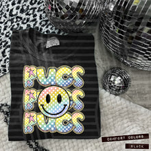 Load image into Gallery viewer, Rainbow Checker Happy Stacked Mascots Dropdown TRANSFER CAP JUNE 25