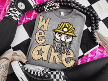 Load image into Gallery viewer, We Are Gold Glitter Mascot DROPDOWN TRANSFER