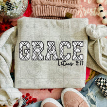 Load image into Gallery viewer, Plaid Bible Verses DROPDOWN TRANSFER HMWK