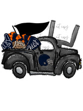 Load image into Gallery viewer, Football Cheer Spirit Truck (Add Name) Customized DTF TRANSFER