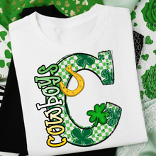 Load image into Gallery viewer, St Patrick’s Day Checkered Mascots DROPDOWN TRANSFER CSD JAN 26