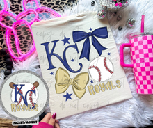 Load image into Gallery viewer, Baseball Team Hand Drawn Collage With Pocket Dropdown TRANSFER MWG 25