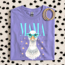 Load image into Gallery viewer, Mama Duck Stars Blue TRANSFER ET MAR 26