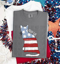 Load image into Gallery viewer, Patriotic Dog Designs White Text SWD MAY DROPDOWN TRANSFER