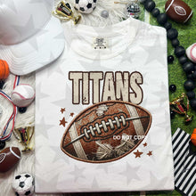 Load image into Gallery viewer, Neutral Football Faux Embroidery Mascot DROPDOWN TRANSFER HMWK 24