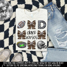Load image into Gallery viewer, Rhinestone Bow Mascot Collage DROPDOWN TRANSFER