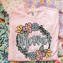 Load image into Gallery viewer, Flower Wreath DROPDOWN TRANSFER SWD JUNE