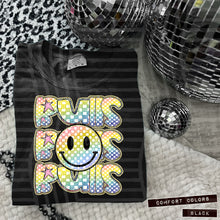 Load image into Gallery viewer, Rainbow Checker Happy Stacked Mascots Dropdown TRANSFER CAP JUNE 25