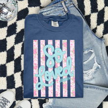 Load image into Gallery viewer, So Loved Blue Floral TRANSFER TCC MAR 26