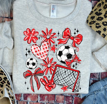 Load image into Gallery viewer, Play Ball Soccer Collage DROPDOWN TRANSFER BIA