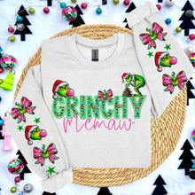 Load image into Gallery viewer, Green Guy Title Pink Bubble Faux Embroidery With Sleeve (Dropdown) DROPDOWN TRANSFER HMWK