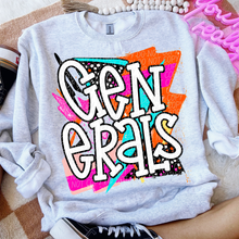 Load image into Gallery viewer, Bright Retro Mascots Dropdown TRANSFER CSD JUNE 25