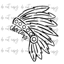 Load image into Gallery viewer, Doodle Single Color Mascots Dropdown TRANSFER