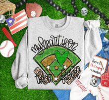Load image into Gallery viewer, My Heart Is On That Field Colored Heart DROPDOWN TRANSFER CAP MAR
