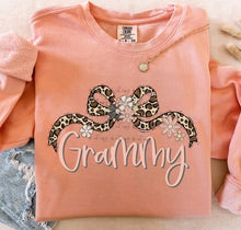 Load image into Gallery viewer, Leopard Bow Floral Name TRANSFER BIA JAN