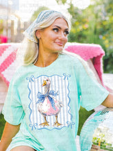 Load image into Gallery viewer, Blue Bow Stripe or Stamp Frame Duck DROPDOWN TRANSFER MZM MAR 26