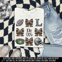 Load image into Gallery viewer, Rhinestone Bow Mascot Collage DROPDOWN TRANSFER