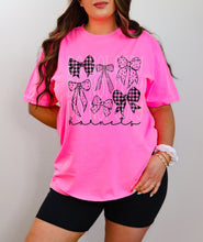 Load image into Gallery viewer, SC BW Coquette Bow Mascots Dropdown TRANSFER PHDC MAY