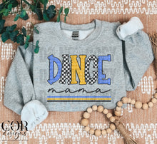 Load image into Gallery viewer, Dance Mama Checkered Color Dropdown TRANSFER MAR COR