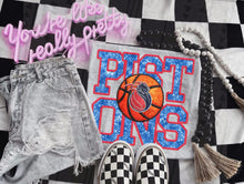 Load image into Gallery viewer, Basketball Teams Faux Sequin Embroidery TRANSFER KAI MAR 26