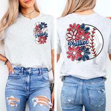Load image into Gallery viewer, Floral Ball Baseball Team With Pocket DROPDOWN TRANSFER MMD APR