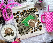 Load image into Gallery viewer, Snap Tackle Repeat Football Leopard Field Mascots Dropdown TRANSFER CAP JUNE 25