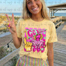 Load image into Gallery viewer, Go Preppy Pink Mascot TRANSFER GGD DROPDOWN TRANSFER MAY 26
