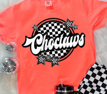 Load image into Gallery viewer, Black White Checkered Retro Star Mascot TRANSFER BIA JAN