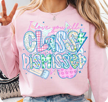 Load image into Gallery viewer, I Love You All Class Dismissed Pink Plaid TRANSFER