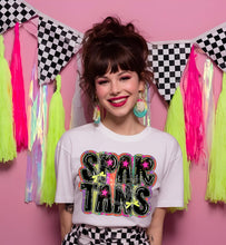 Load image into Gallery viewer, Mascots Pink Star Yellow Bow Stripes TRANSFER CST FEB 26