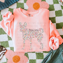 Load image into Gallery viewer, Floral Dog Mom DROPDOWN TRANSFER SWD FEB
