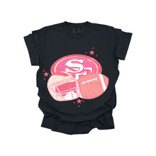 Load image into Gallery viewer, Pink + Purple Toned Football Team DROPDOWN TRANSFER MWG JUNE 25