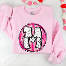 Load image into Gallery viewer, Pink Brush Dalmatian Valentine Names DROPDOWN TRANSFER SDD