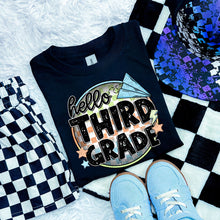 Load image into Gallery viewer, Blue Checkered Airplane Grades DROPDOWN TRANSFER SWD