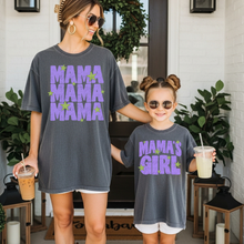 Load image into Gallery viewer, Stacked Mama Purple Blue Girl Boy Distressed DROPDOWN TRANSFER SCAR BDAY BASH 25