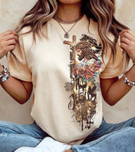 Load image into Gallery viewer, I’m Saved Jesus Teal DROPDOWN TRANSFER AGCM FEB