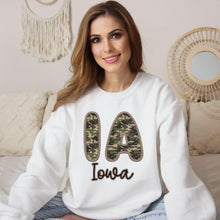 Load image into Gallery viewer, Bubble Camo Faux Embroidery States DTF TRANSFER