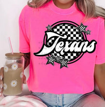 Load image into Gallery viewer, Black White Checkered Retro Star Mascot TRANSFER BIA JAN