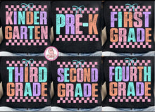 Load image into Gallery viewer, Pastel Checker B2S Grades DROPDOWN TRANSFER