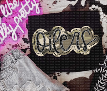 Load image into Gallery viewer, Camo Faux Applique Teams DROPDOWN TRANSFER ECHT JUNE