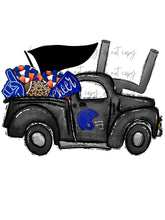 Load image into Gallery viewer, Football Cheer Spirit Truck (Add Name) Customized DTF TRANSFER